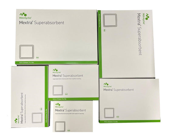 Molnlycke Mextra Superabsorbent Dressing - All Sizes