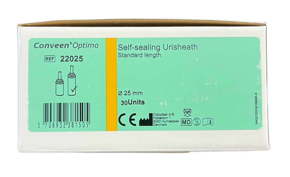 Coloplast Conveen Optima Urisheath Cath Self Sealing 25Mm Standard Non