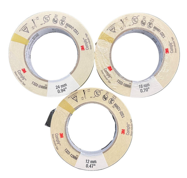 3M Comply Autoclave Tape Indicator - All Sizes