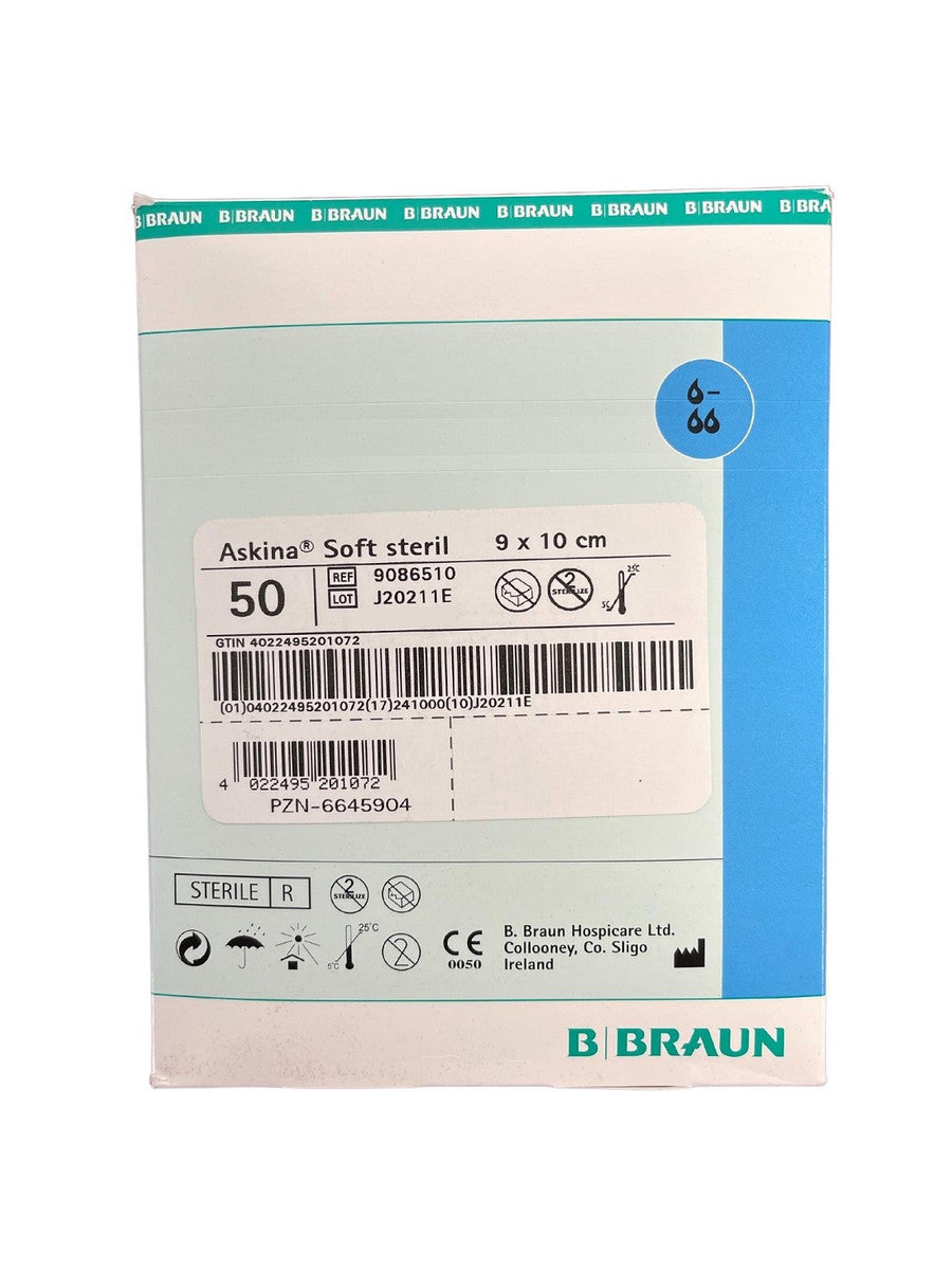 B. Braun Askina Soft 9cmx10cm 9086510 Box of 10