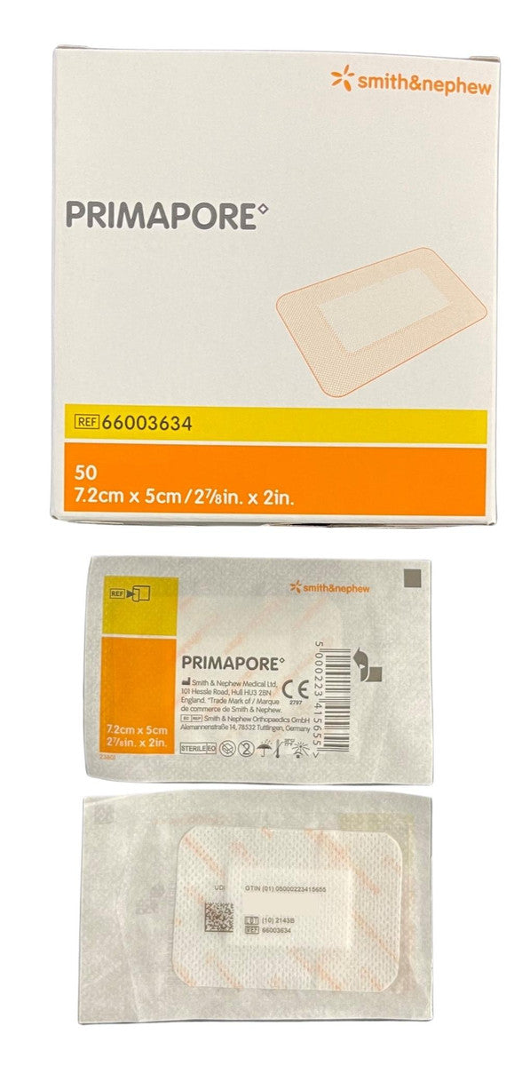 Smith & Nephew Primapore Island Dressing 7.2Cmx5Cm Non Woven 66003634