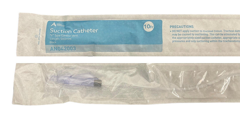 MDevices Suction Catheter Y Type Control Vent All Sizes