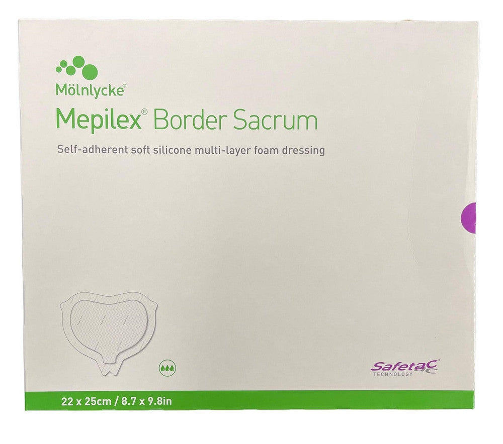 Molnlycke Mepilex Border Sacrum 5 Layer Dressing 22 x 25cm