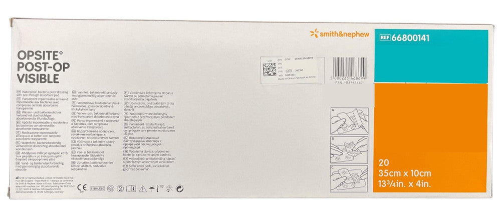 Smith & Nephew Opsite Dressing Post Op 10cm x 35cm