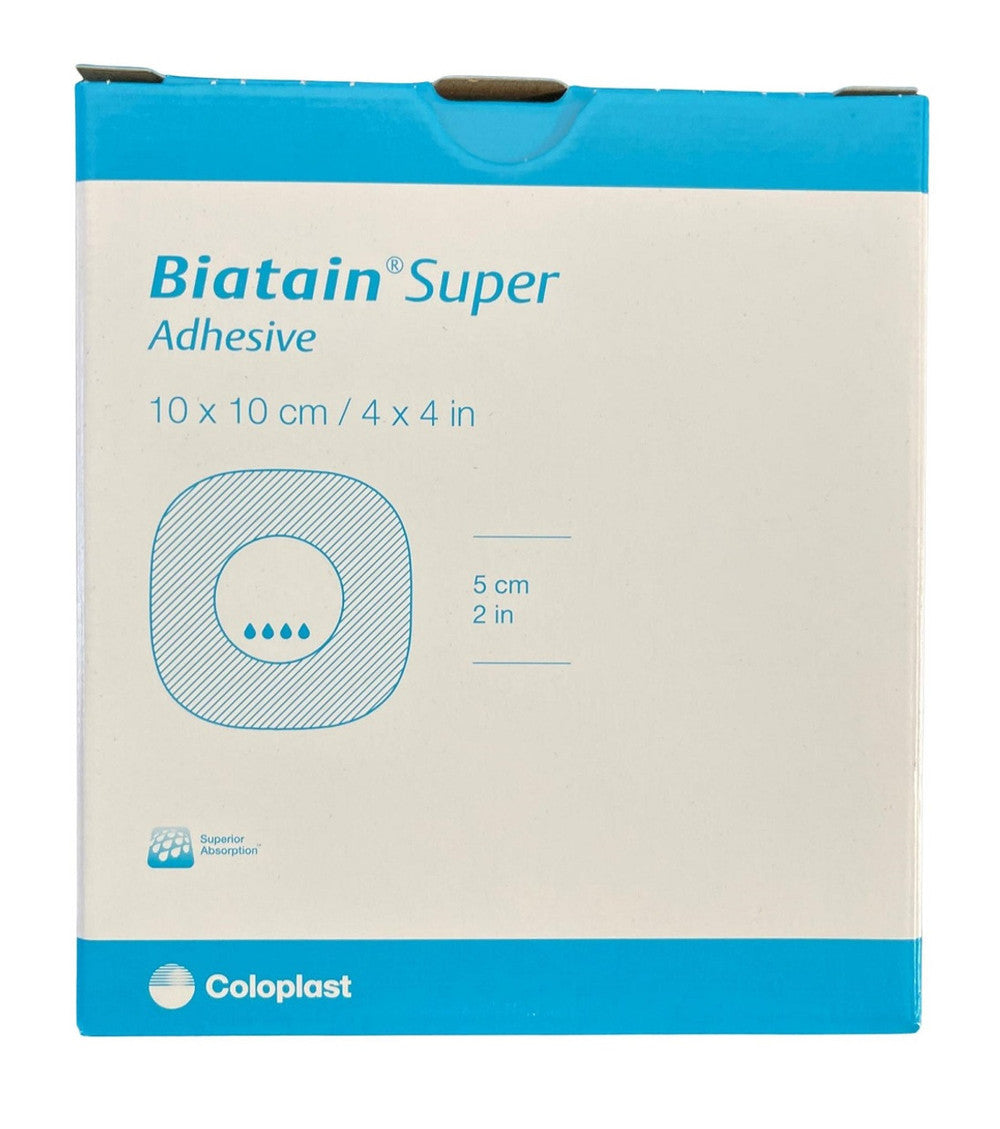 Coloplast Biatain Super Hydrocapillary Adhesive Dressing Alione All Sizes