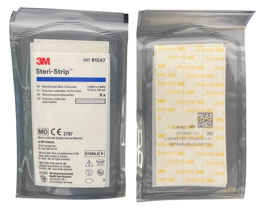 3M Steri Strip 12mm x 100mm Reinforced Skin Closures R1547