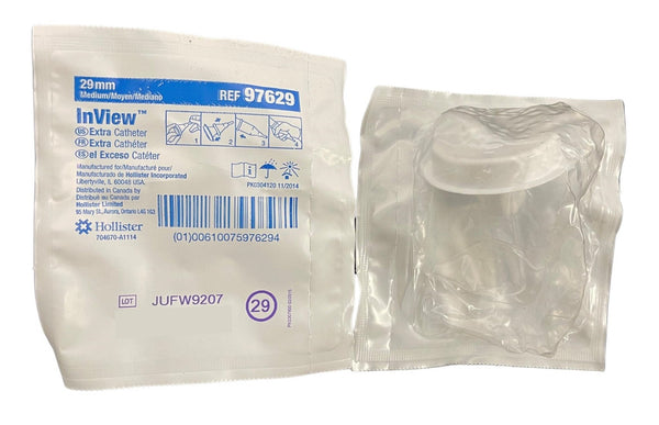 Hollister Inview Extra 29Mm Male Self Adhesive Non Latex Clear 97629 - Pack of 30