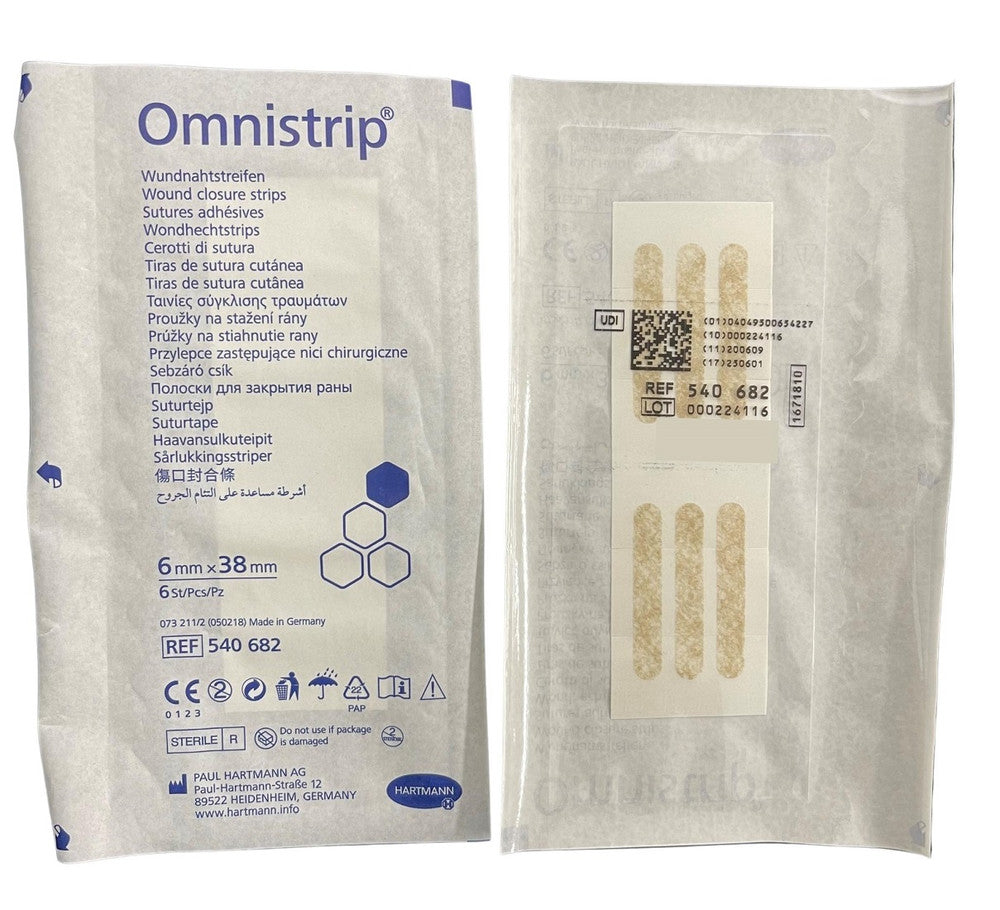 Hartmann Omnistrip Closure Strips Sterile All Sizes