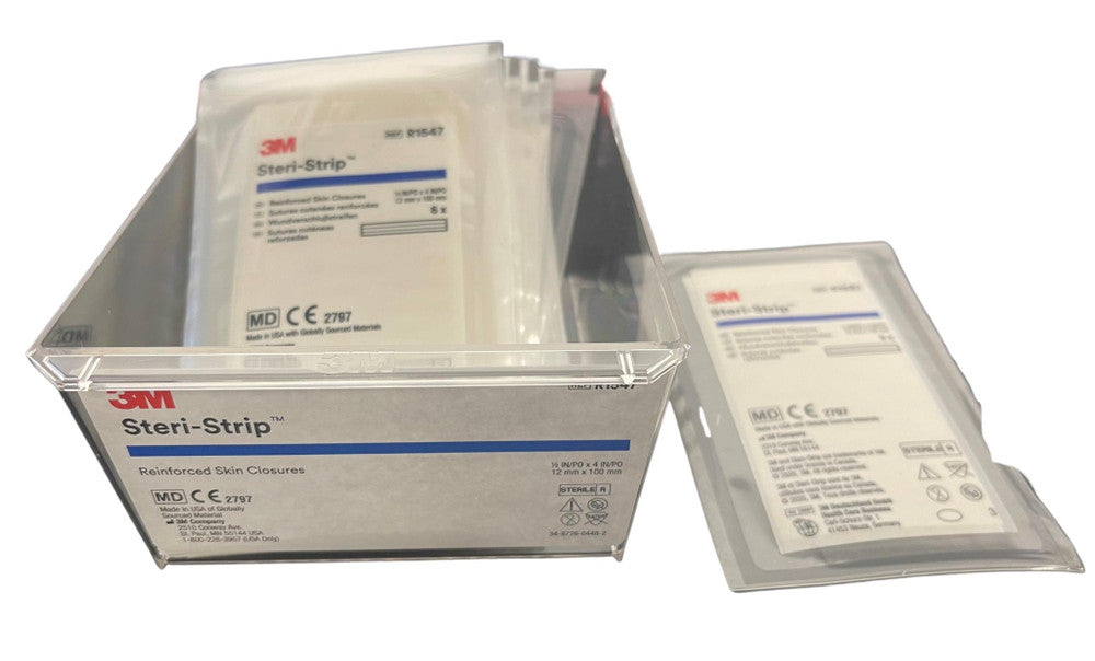 3M Steri Strip 12mm x 100mm Reinforced Skin Closures R1547