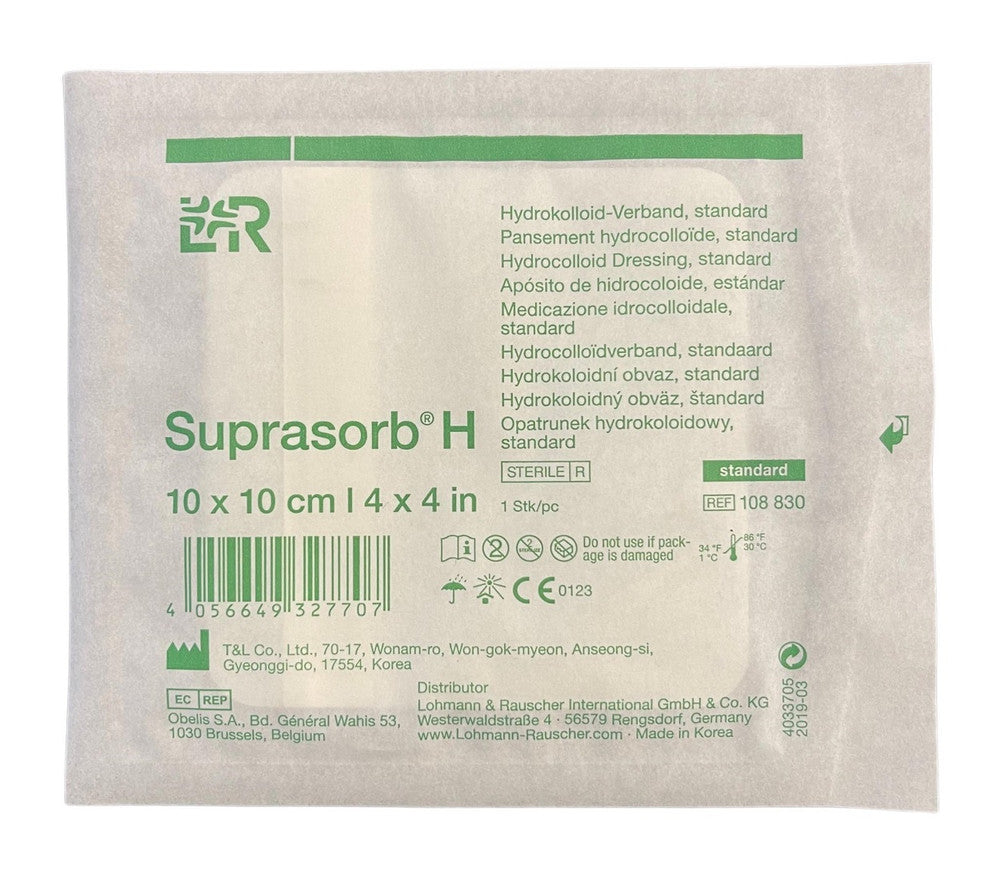 Suprasorb H Hydrocoll Std Dressing 10Cm X 10Cm 20403 10Pcs