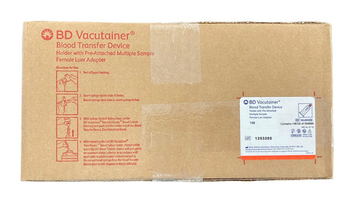 BD Vacutainer Blood Transfer Device, with Luer Adapter - Box of 198