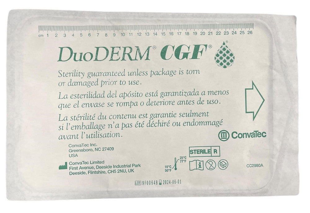 ConvaTec Duoderm CGF Dressing 20Cmx30Cm Moisture Retentive 187644