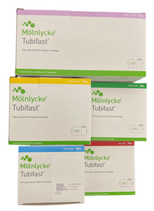 Molnlycke Tubifast 2-Way Stretch Tubular Bandage Roll of 10m - All Colors