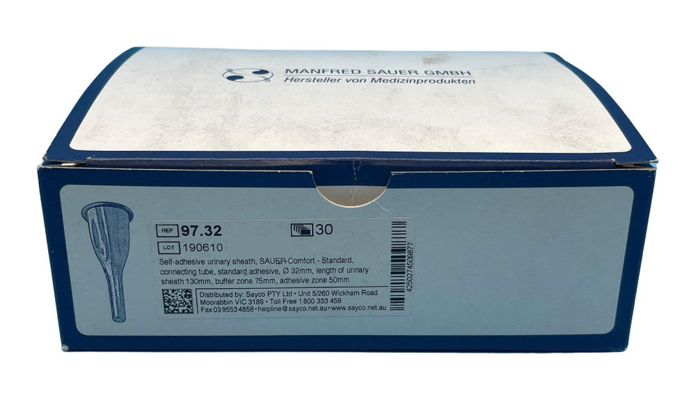 P Sure External Catheter 32Mm Standard Adhesive Non Latex 97.32