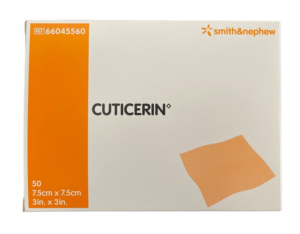 Smith & Nephew Cuticerin Low-Adherent Gauze Dressing 7.5cmx7.5cm Non Adhesive (66045560)