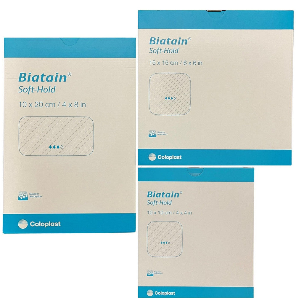 Coloplast Biatain Soft Hold Foam Dressing All Sizes