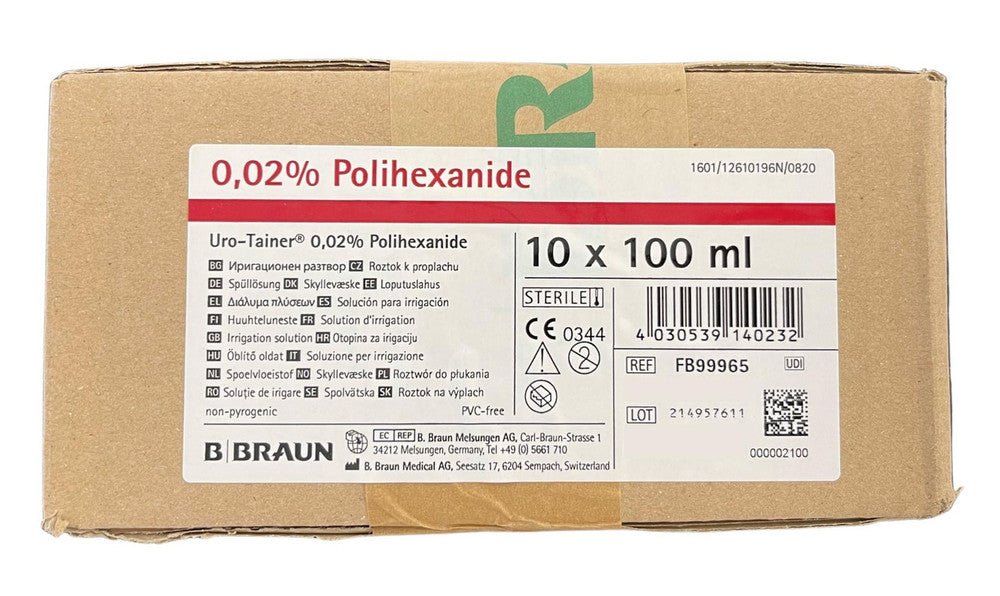 B. Braun Uro Tainer Phmb Polihexanide 0.02% INT 100ml | Medisa