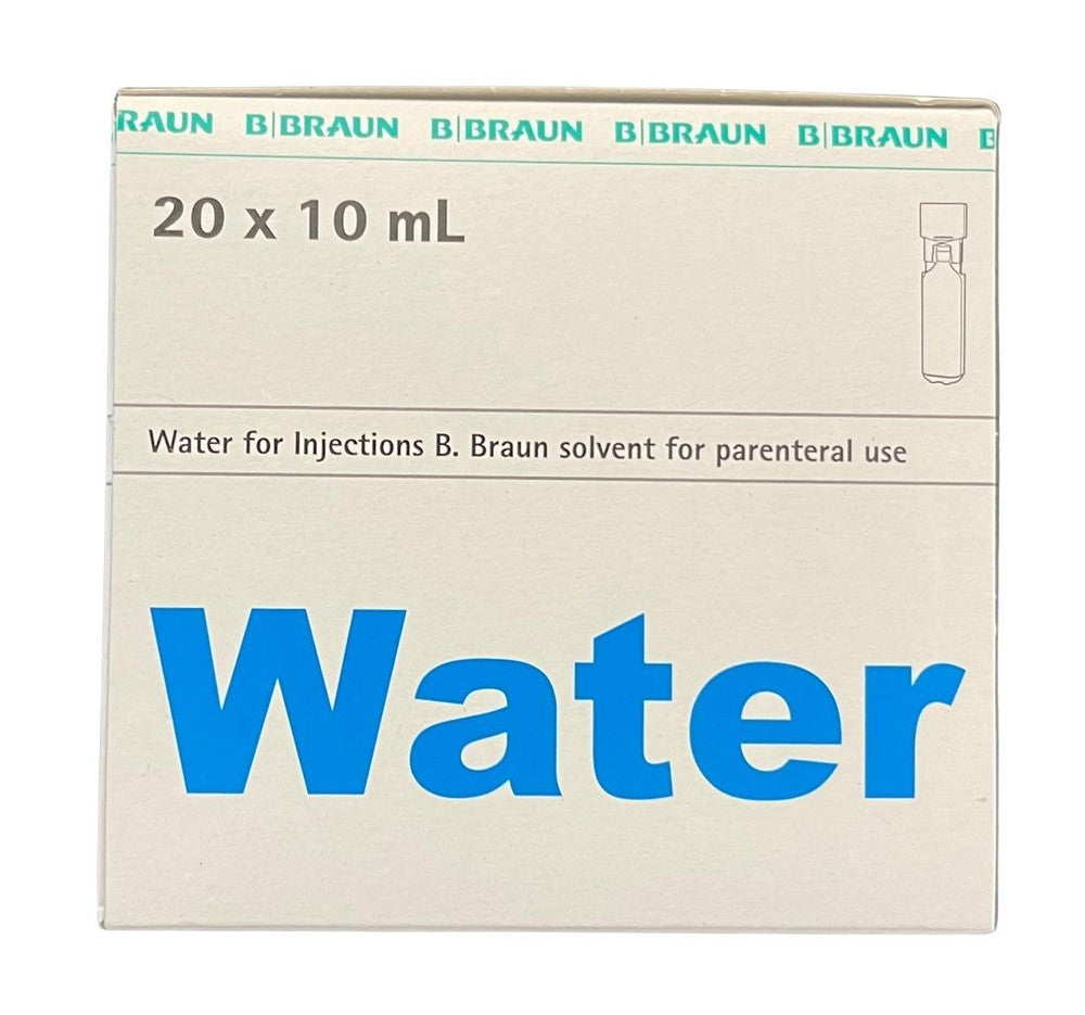 B. Braun Water For Injection Mini Plasco Connect 10ml 20ml