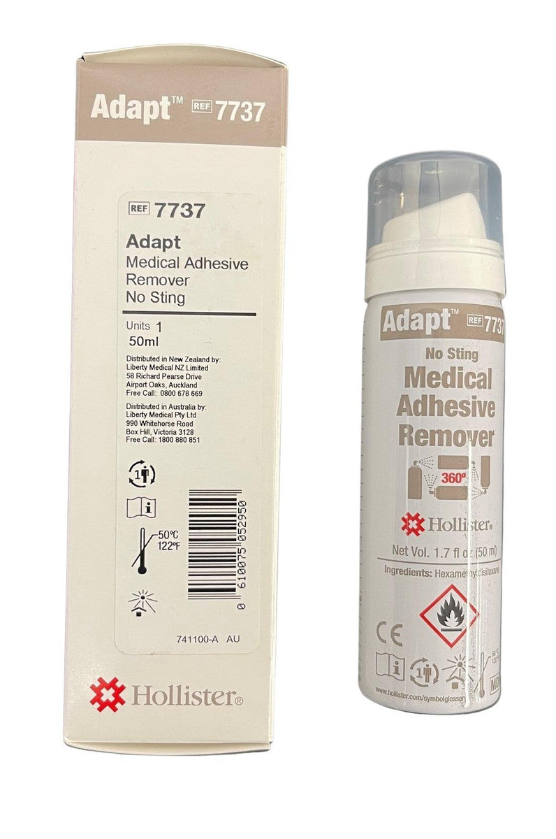 Hollister Adapt Medical Adhesive Remover Spray 50ml 7737 each