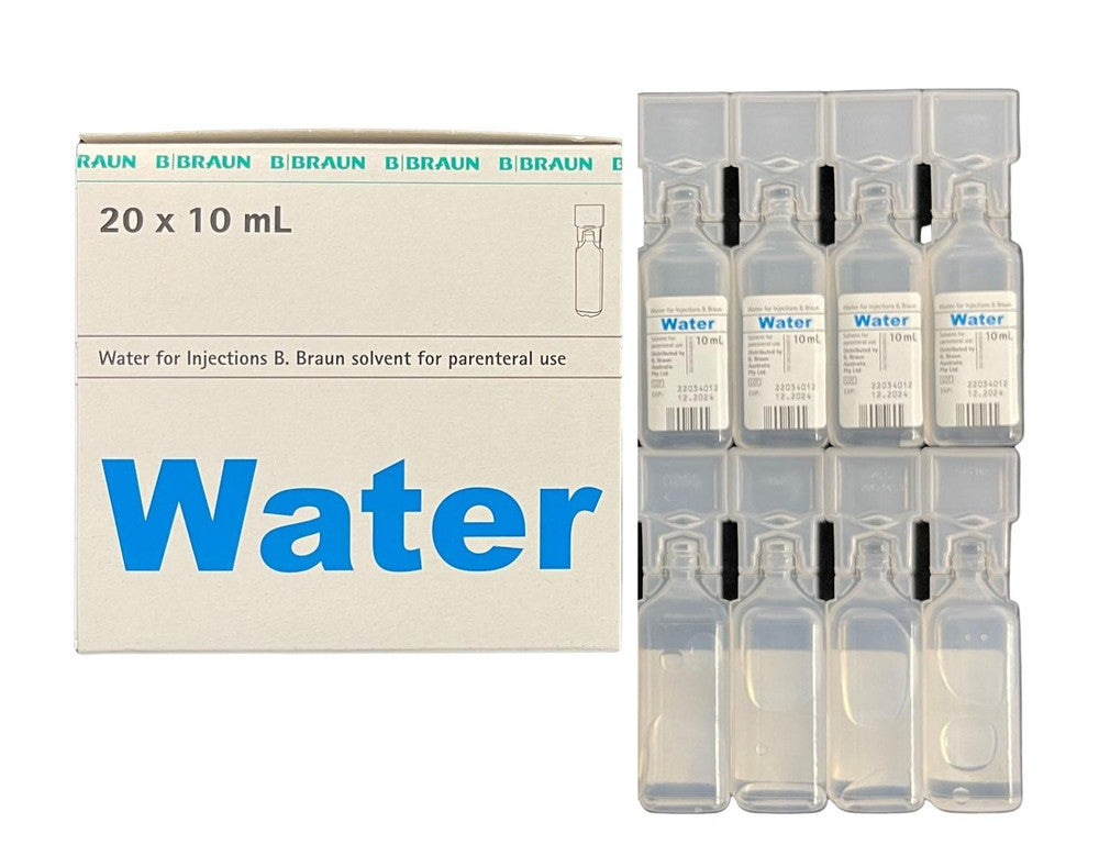 B. Braun Water For Injection Mini Plasco Connect 10ml 20ml