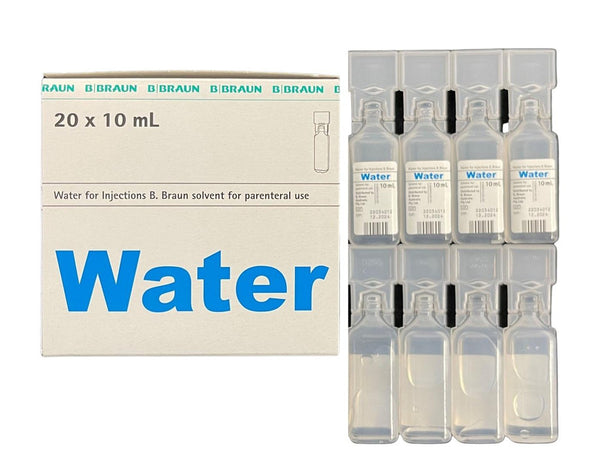 B. Braun Water For Injection Mini-Plasco Connect (10mL / 20mL)