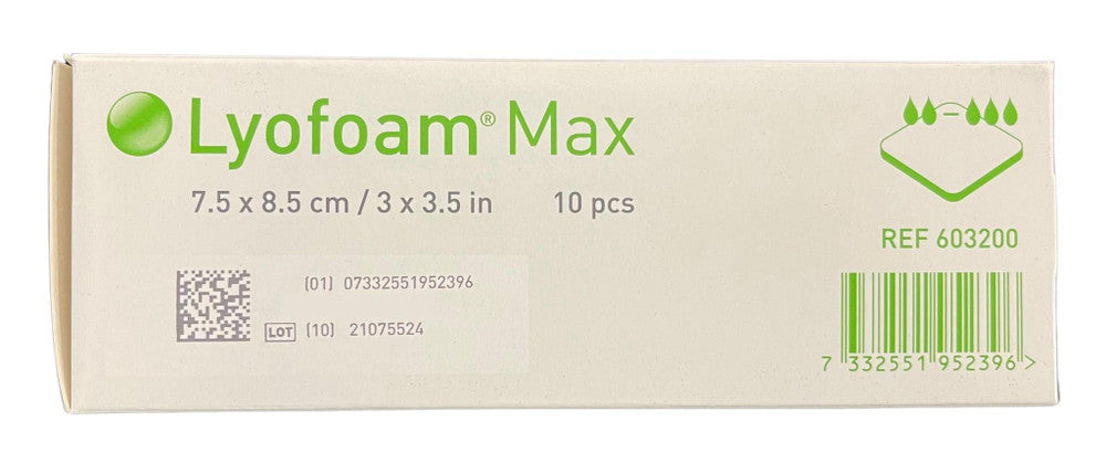 Molnlycke Lyofoam Max Dressing All Sizes