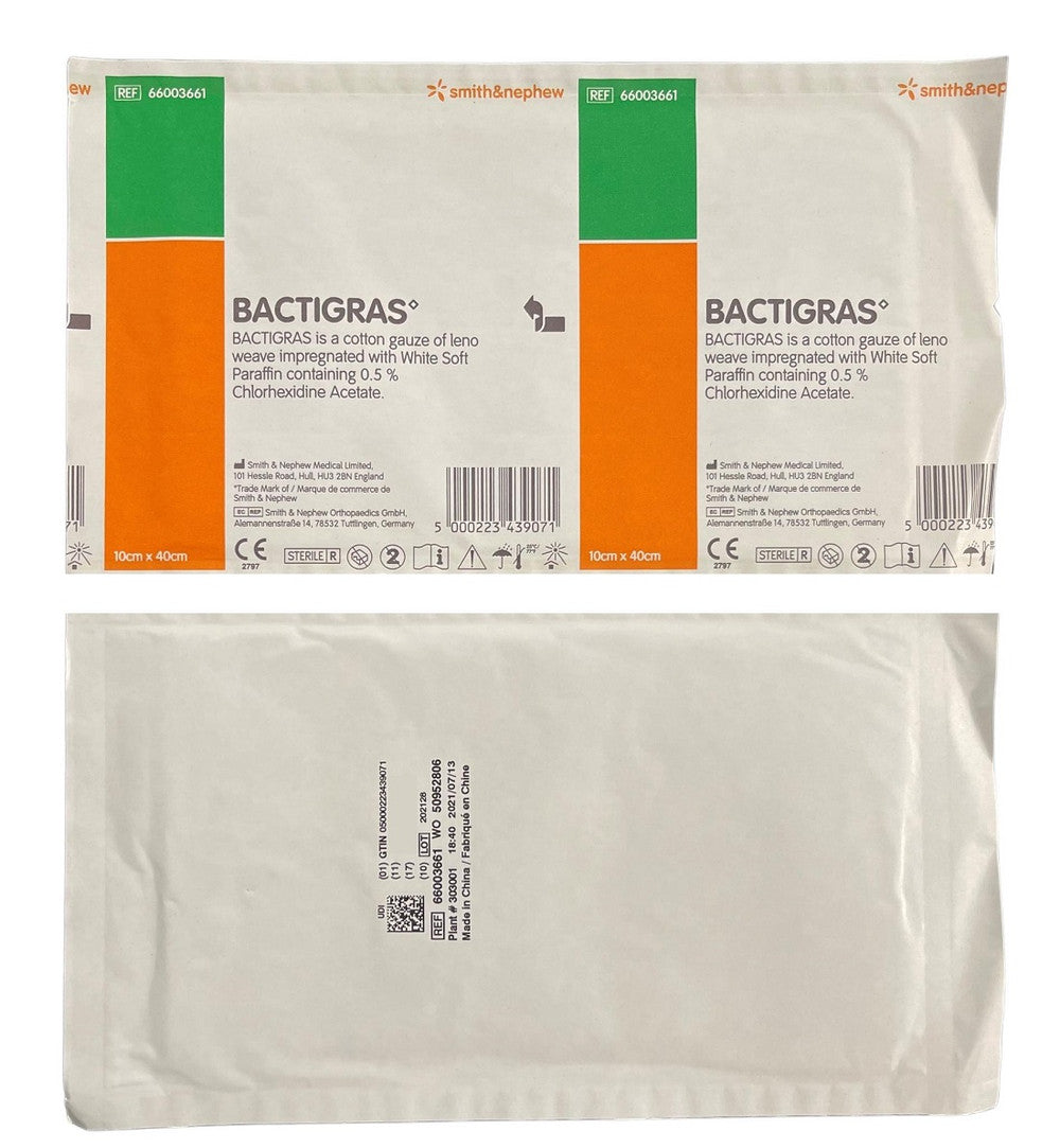 Bactigras Dressing 10cm x 40cm 66003661 Each