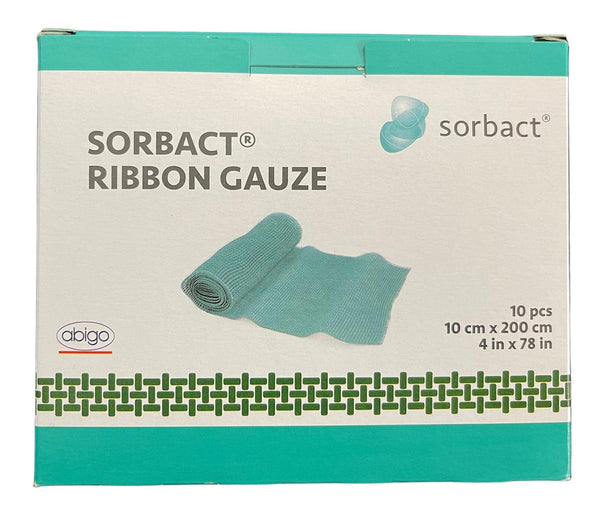 Cutimed Sorbact Ribbon Gauze 10cm x 200cm (98119 / 72165-39)