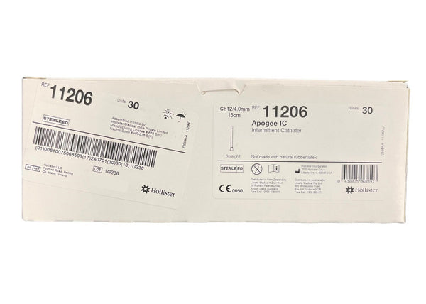 Hollister Apogee Catheter 12Fg Female Intermittent 15cm (11206)