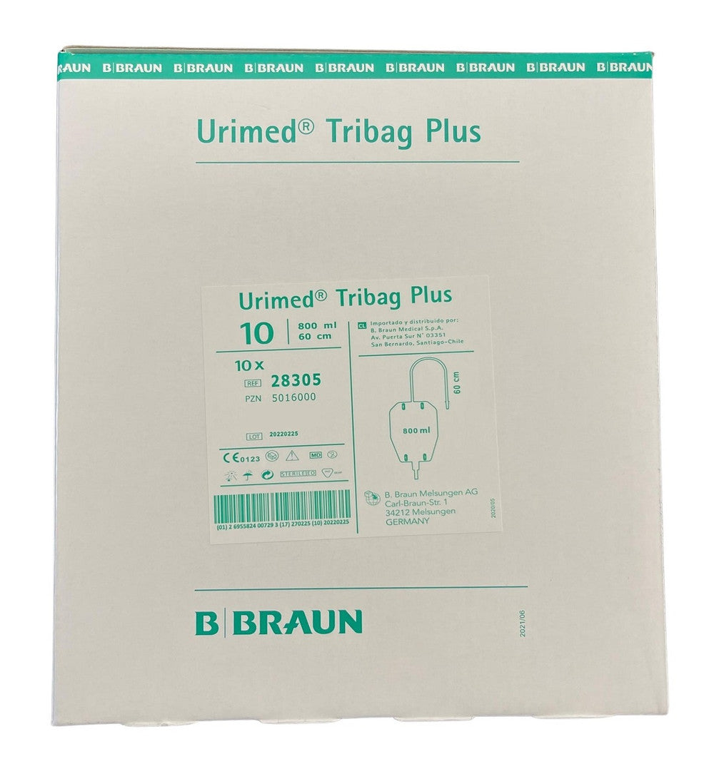 B. Braun Urimed Leg Bag Tribag Plus 9mm All Sizes