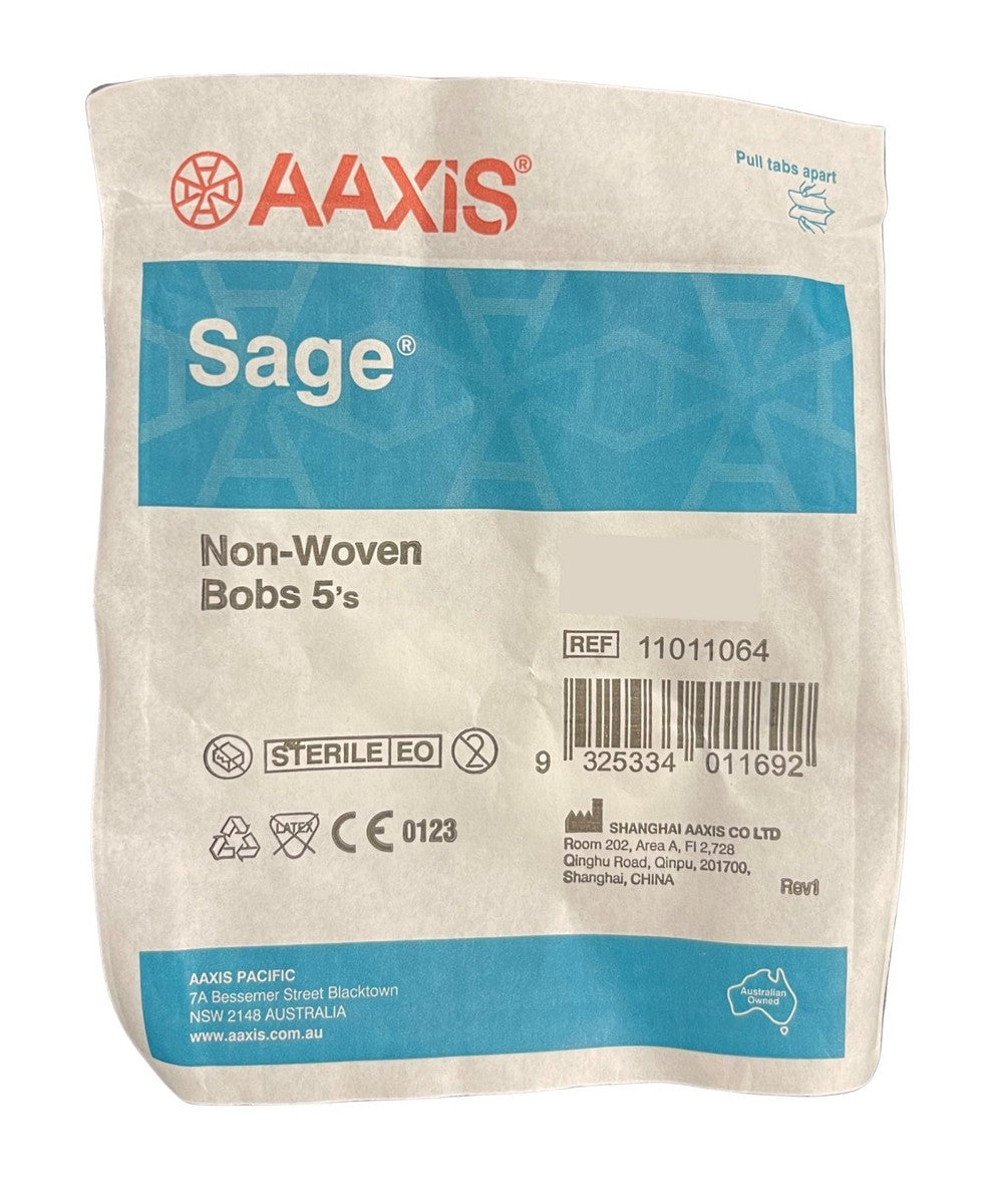 Aaxis Sage Cotton Bob Balls Low Lint Non Woven Sterile