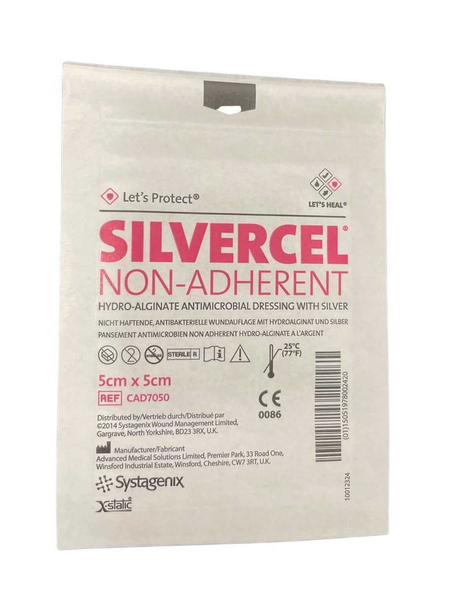 Silvercel Hydro Alginate Dressing 5cm x 5cm CAD7050 Each