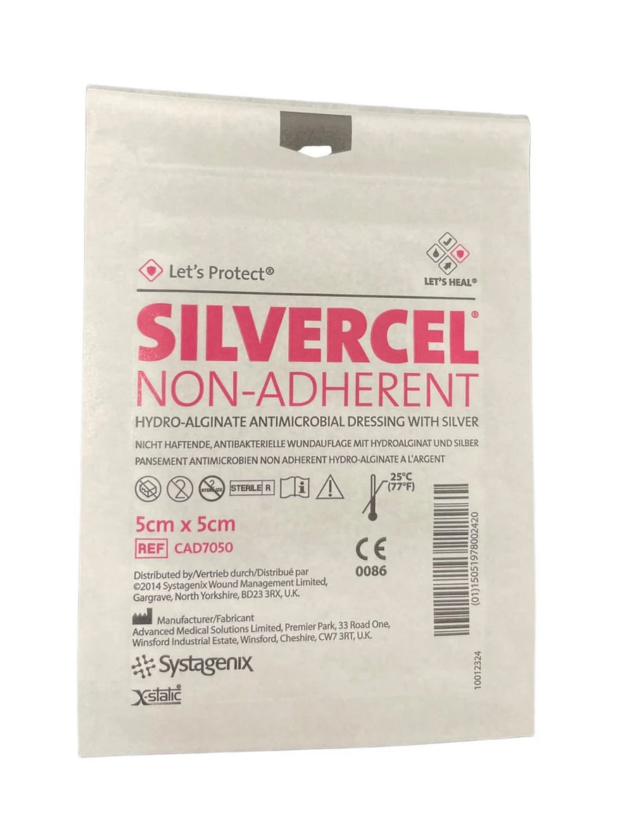 Silvercel Hydro-Alginate Dressing Non-Adhesive Pad - All Sizes