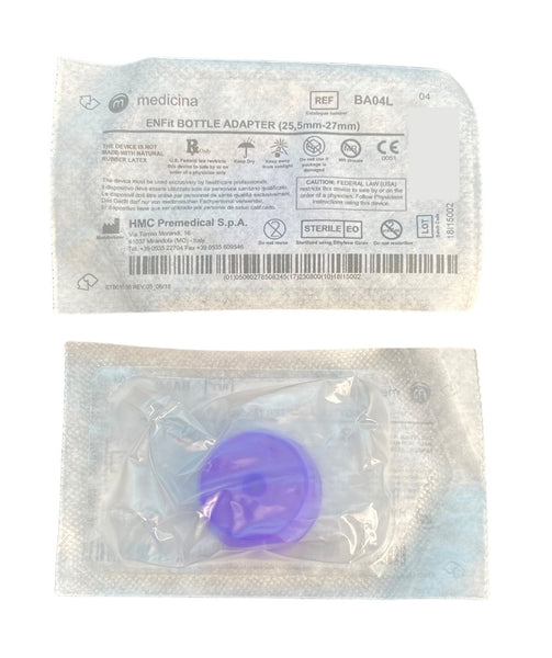Medicina ENFit Medicine Bottle Adapter Purple - All Sizes