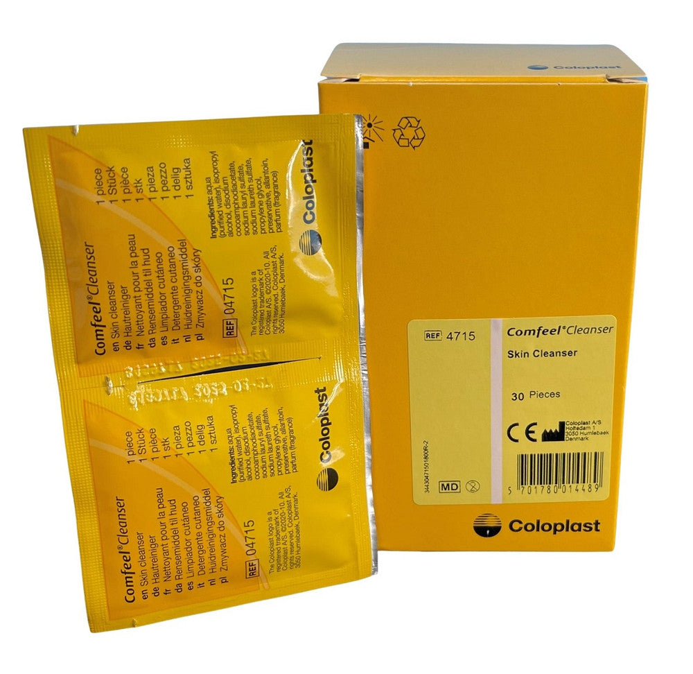 Coloplast Comfeel Cleanser Wipes 30 Items / Box Each