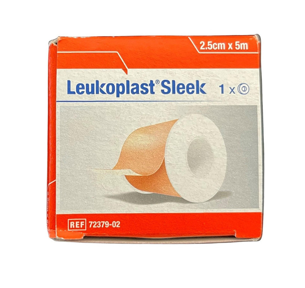 Leukoplast Sleek Tape 2.5cm x 5mtr Waterproof (72379-02)