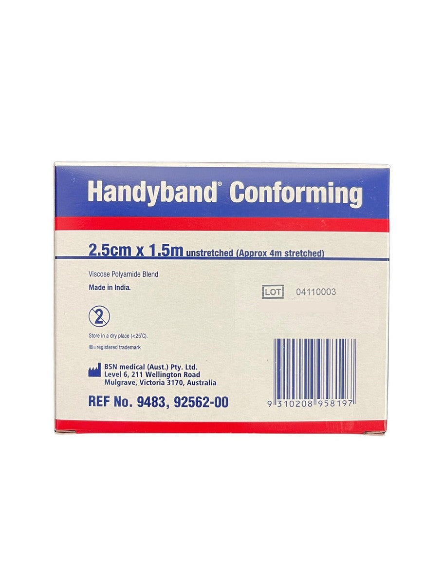 BSN Handyband Bandage Conforming Gauze Bandage 2.5cmx1.5mtr 9483 Box of