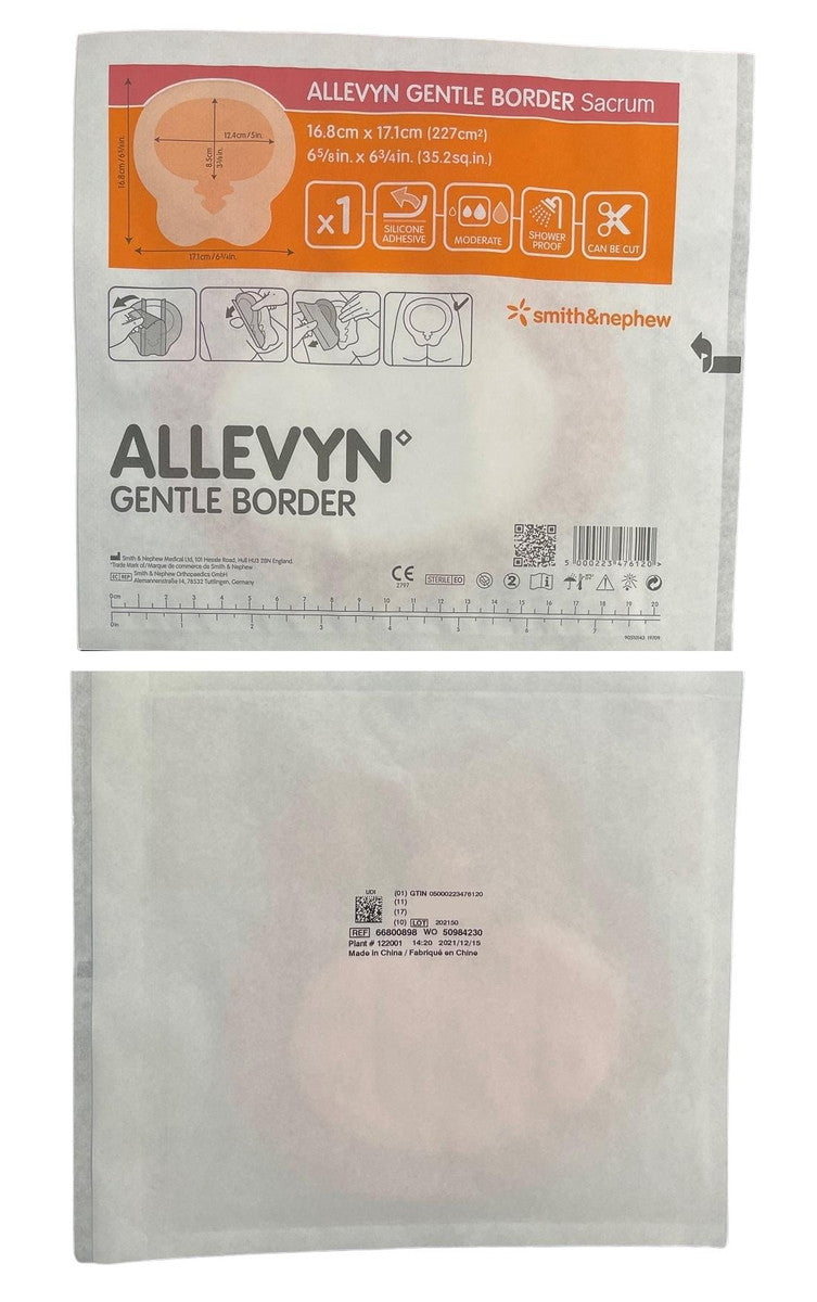 Smith & Nephew Allevyn Gentle Border Sacrum Dressing All Sizes