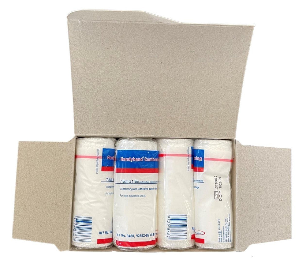 BSN Handyband Bandage Conforming Gauze Bandage 7.5Cmx1.5Mtr Box of 12