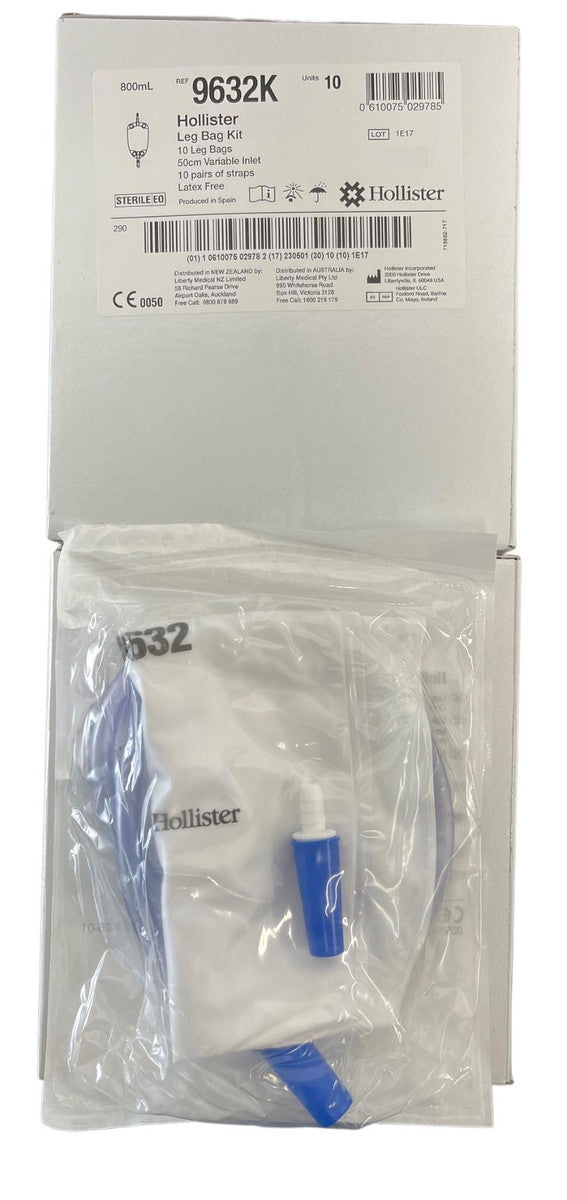 Hollister Urinary Leg Bag Sterile All Sizes