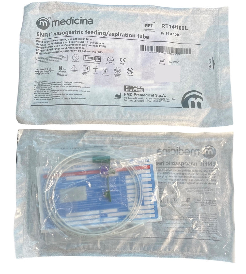 Medicina ENFit Nasogastric Feeding/Aspiration Tubes All Sizes