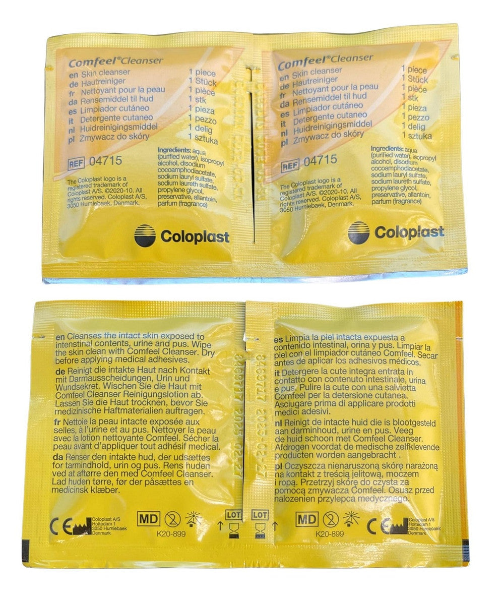 Coloplast Comfeel Cleanser Wipes 30 Items / Box Each