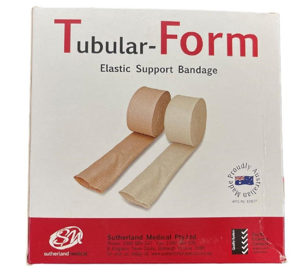 Tubular Form Elastic Support Compression Bandage, Flesh, Roll of 10m - All Sizes