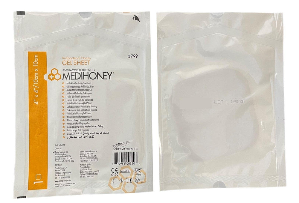 Medihoney Gel Sheet 10cmx10cm (799)