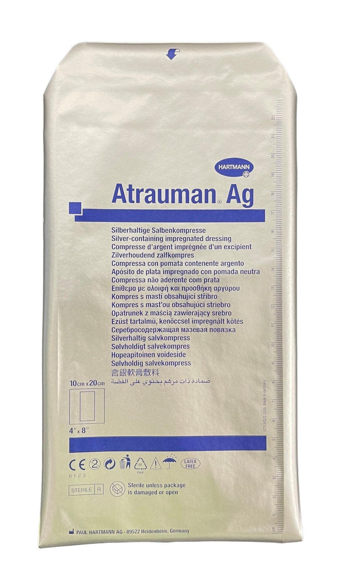 Hartmann Atrauman Ag Silver Wound Contact Layer Dressing All Sizes