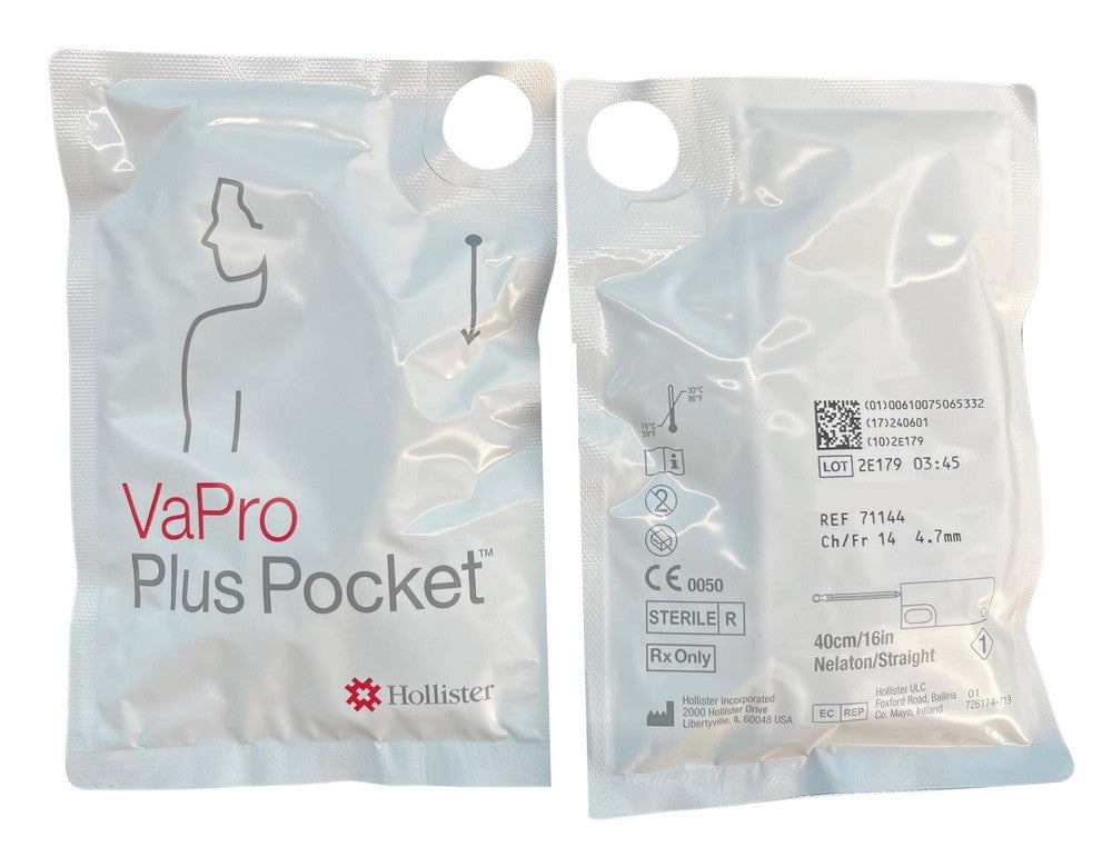 Hollister Vapro Plus Pocket No Touch Intermittent Catheter Male 40cm