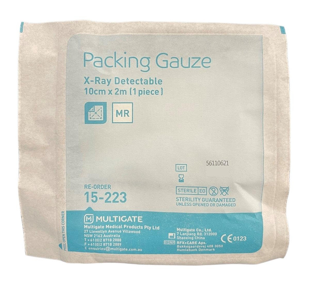 Multigate X ray Detectable Packing Gauze Sterile Each