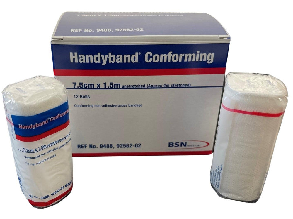 BSN Handyband Bandage Conforming Gauze Bandage 7.5Cmx1.5Mtr Box of 12