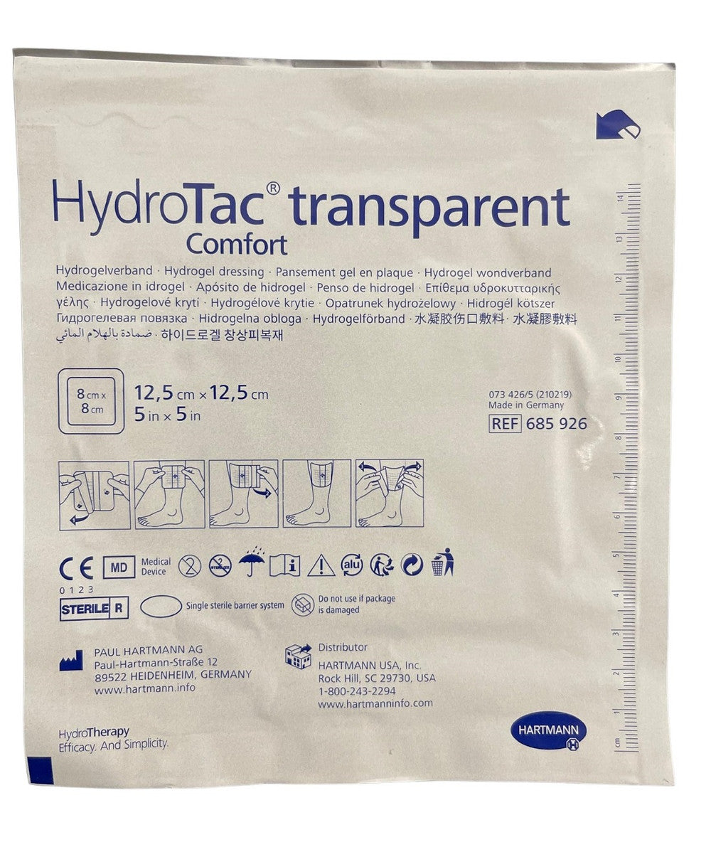 Hartmann HydroTac Transparent Comfort Dressing All Sizes