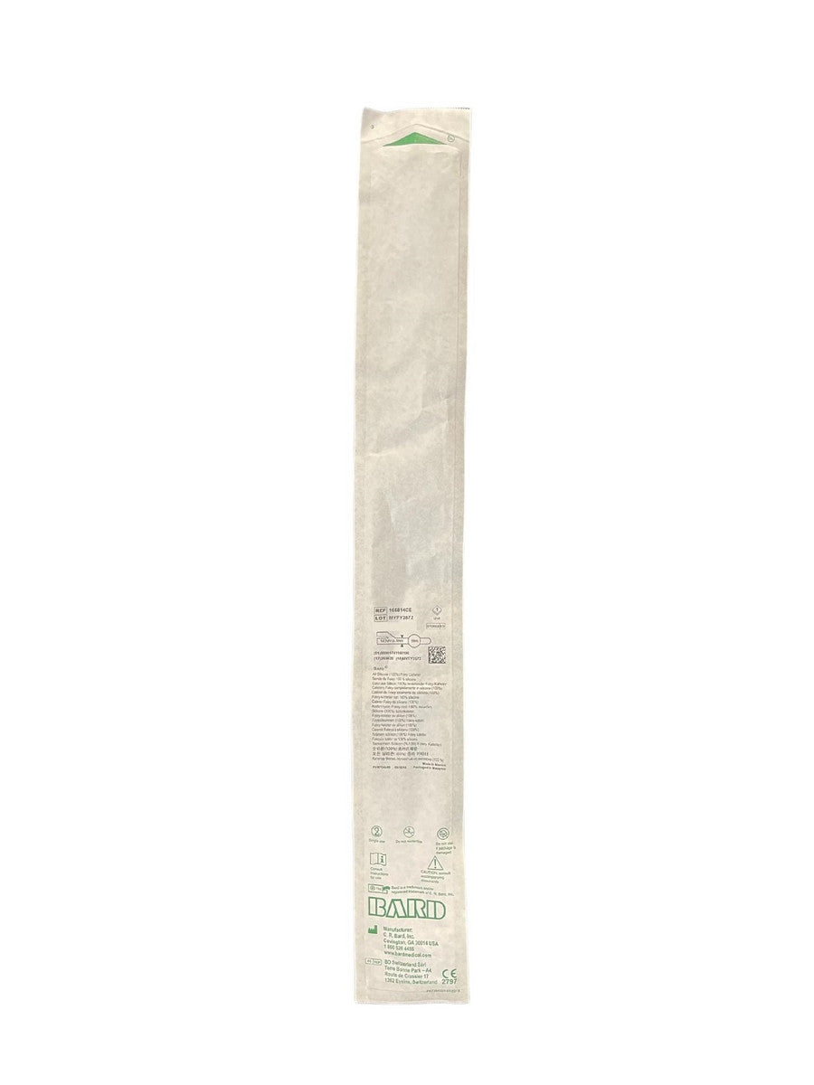 Bardex Catheter 14G 10Ml Foley 2 Way Round Silicone 43Cm